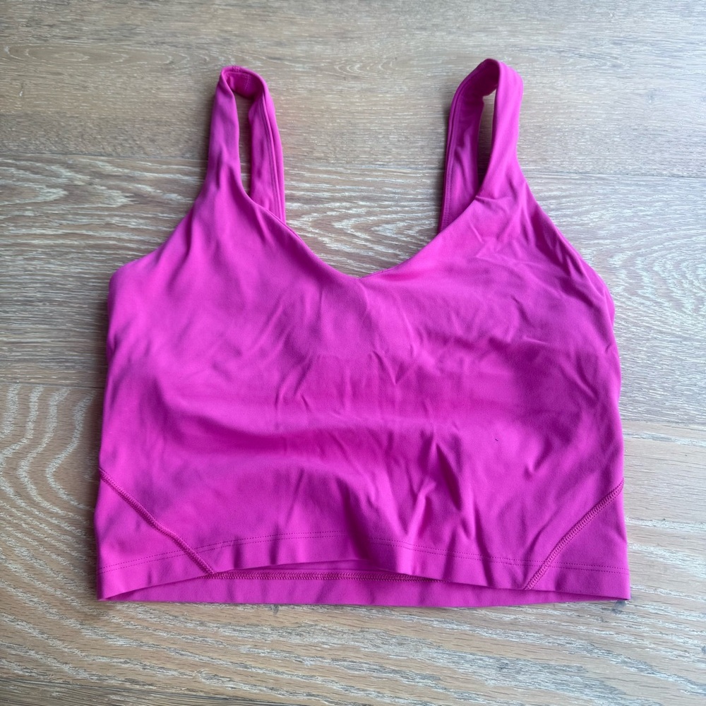 Lululemon Pink Align Cropped Tank